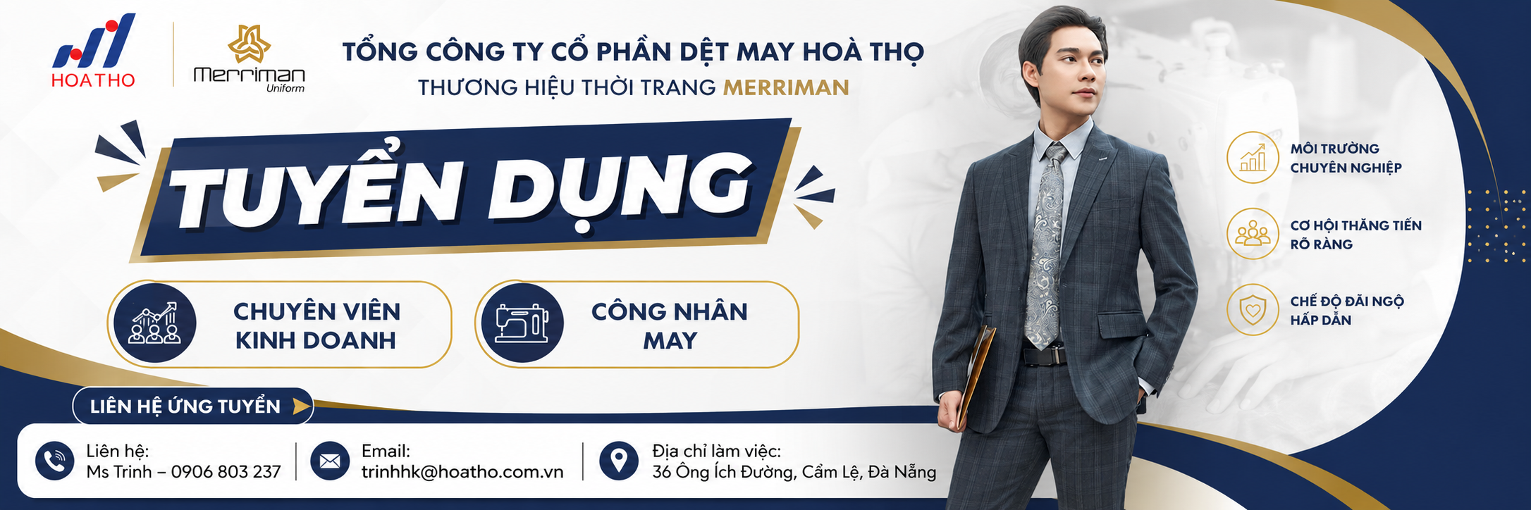 Tổng Công Ty Cổ Phần Dệt May Hoà Thọ - Thương Hiệu Thời Trang Merriman