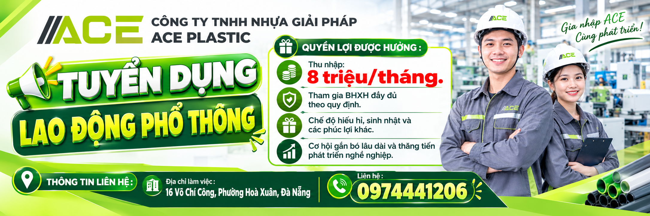 Công Ty TNHH Nhựa Giải Pháp ACE Plastic