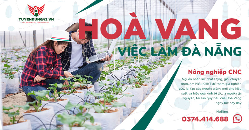 Tìm việc làm tại Hoà Vang Đà Nẵng