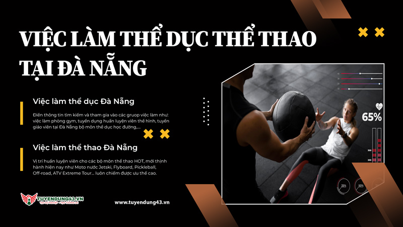 tuyển dụng việc làm thể dục thể thao tại Đà Nẵng