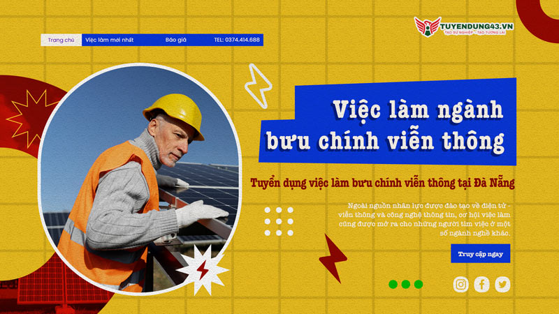 việc làm bưu chính viễn thông tại Đà Nẵng