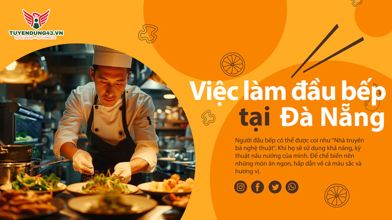 việc làm đầu bếp tại Đà Nẵng