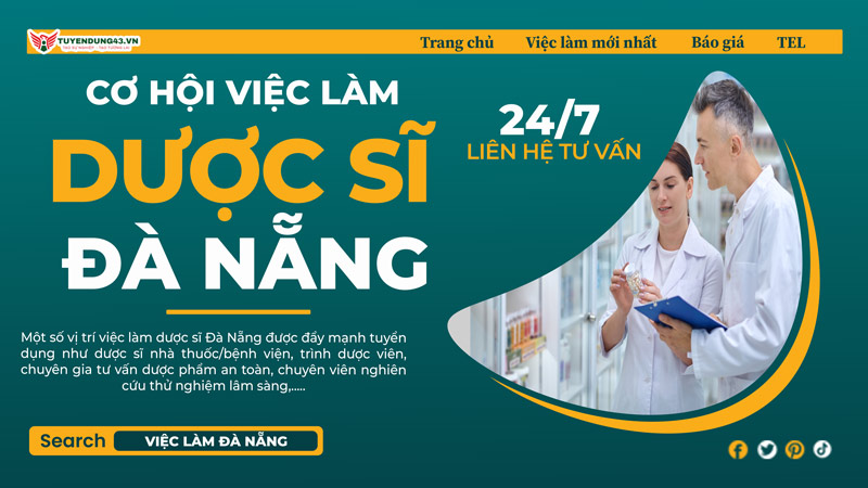 việc làm dược sĩ Đà Nẵng