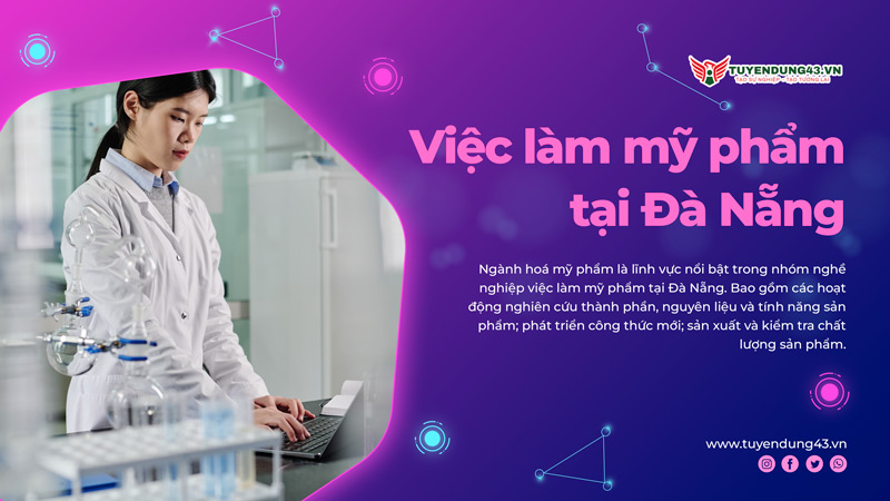 việc làm nhân viên bán hàng mỹ phẩm Đà Nẵng