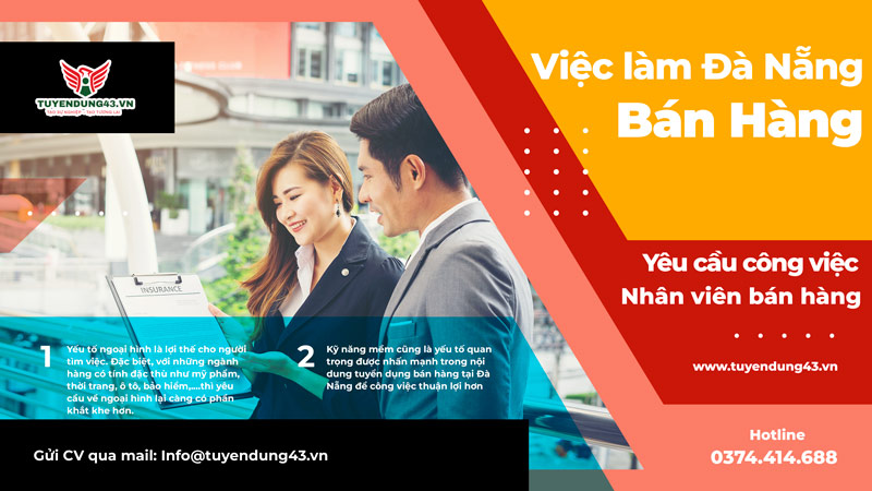 việc làm nhân viên bán hàng tại đà nẵng