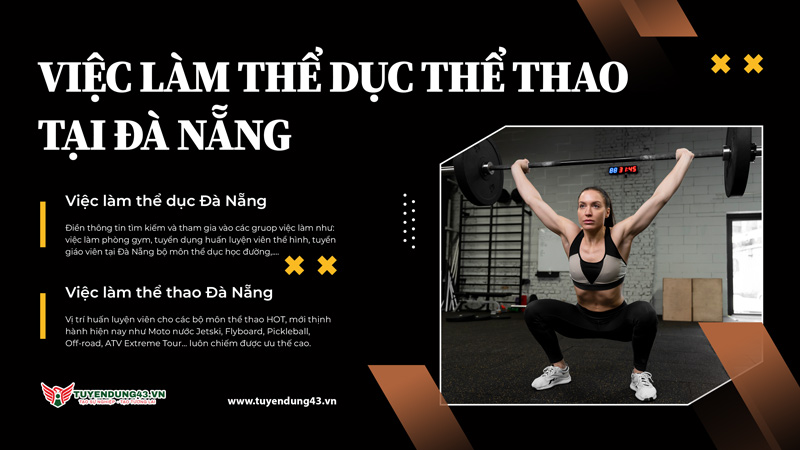 việc làm thể dục thể thao tại Đà Nẵng